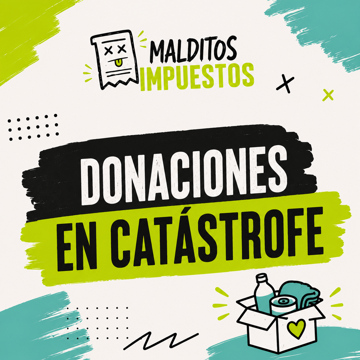 Donaciones en tiempos de catástrofe