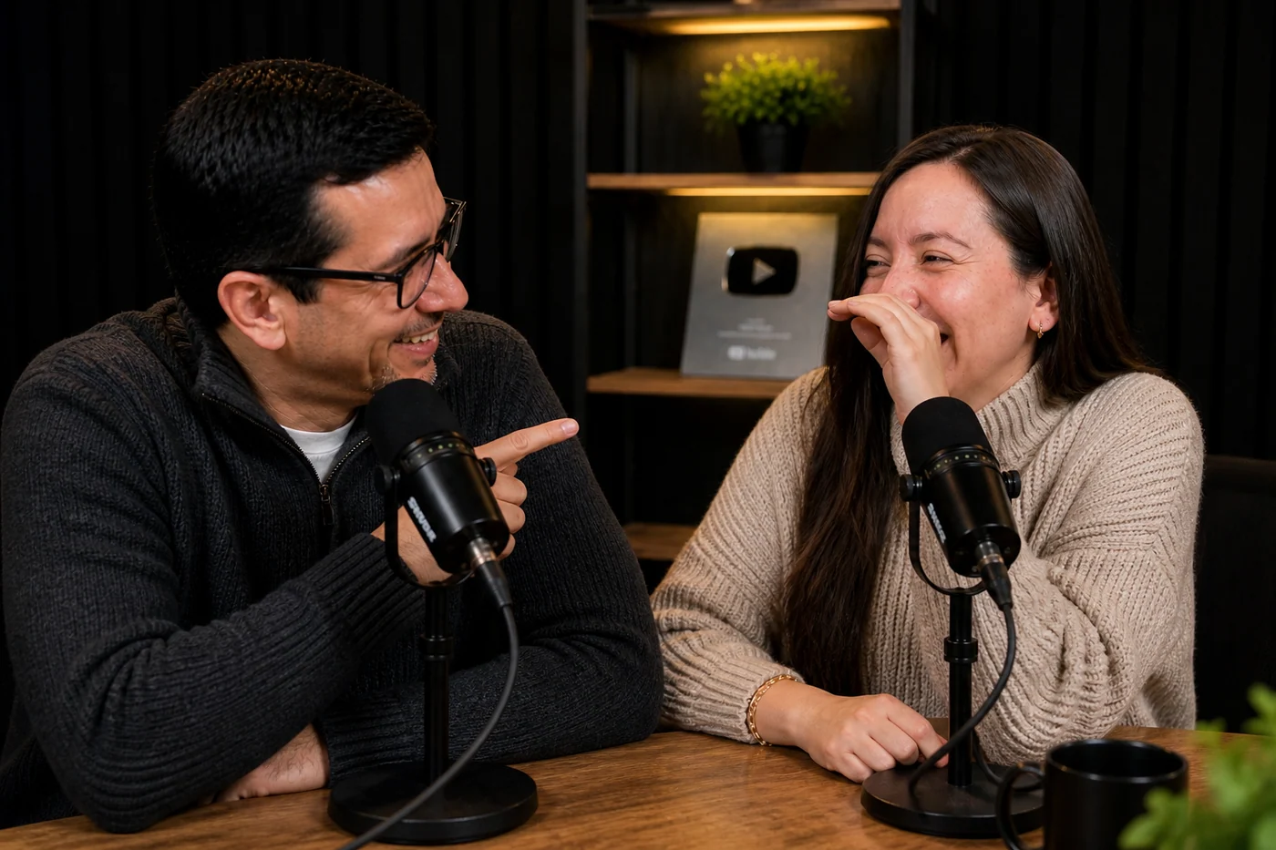 Grabación del podcast